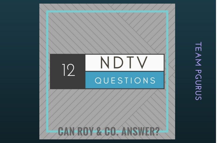 If not Black Money, then can Prannoy Roy answer what these 12 questions mean?