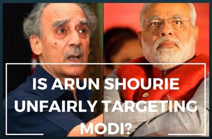 Arun Shourie Unfairly Targeting Modi