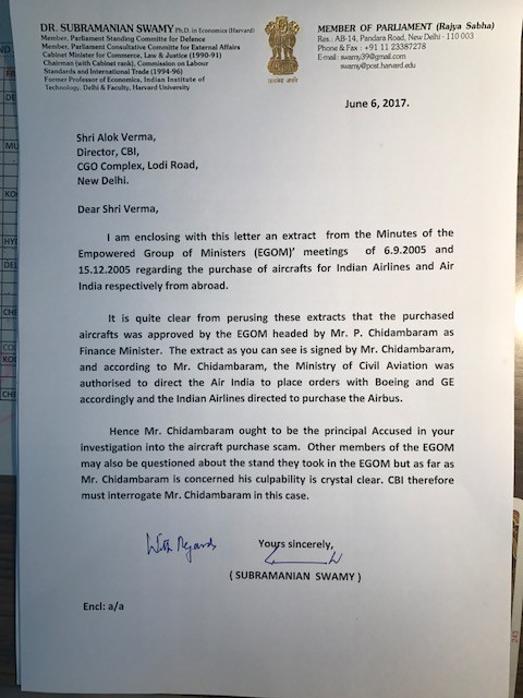 Page 1 of Ltr to CBI
