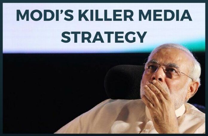 Modi successfully turned the tables on the media