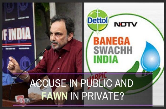Prannoy Roy met with Modi twice to try and get out of the pickle he is in