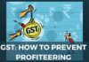 GST: How To Prevent Profiteering