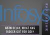 Will Infosys be fined for the delay in implementing GSTN Backend?