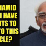 Few questions to Hamid Ansari