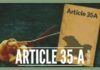 Time for abrogation of Article 35-A