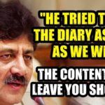 D K Shivakumar dairy reveals a lot of payments from various sources