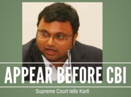 Attempts to procrastinate the appearance before the CBI by Karti fail