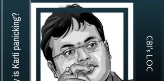 Karti attempts to preempt a Look out Circular by CBI issued to prevent him from fleeing the country