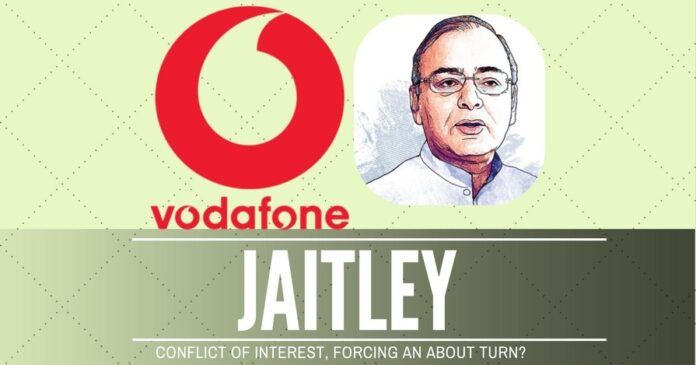 Jaitley is advocating an about turn in the Vodafone case, on the advice of a learned legal luminary.