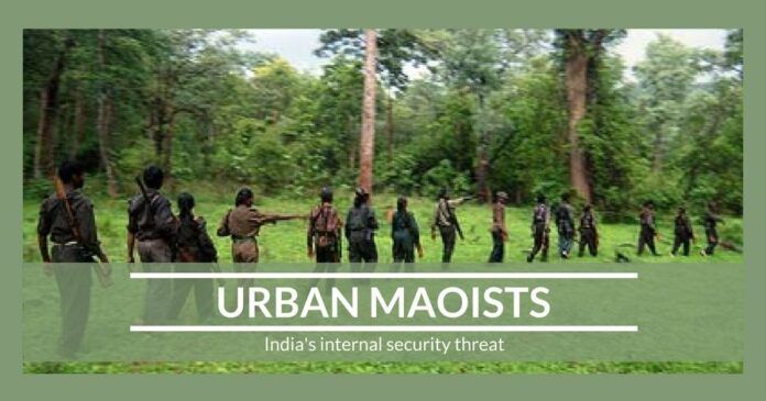 Urban Maoists - internal threat for India