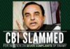 While complimenting Modi for his commitment to fighting corruption, Swamy reminded him of inaction on part of the CBI in 7 of his complaints