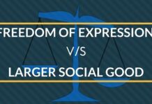 Freedom of Expression Vs Larger Social Good