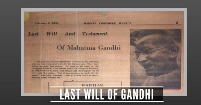 Why did the Congress not heed the last wish of the Mahatma?