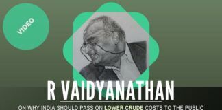 What is preventing India from passing on the benefits of a lower crude price to its consumers?