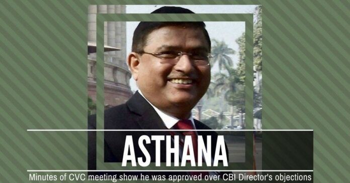 Minutes of the meeting at the CVC Commissioner's Office show how Asthana was selected over CBI Director's objections