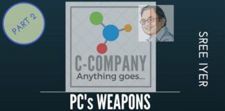 Using C-Company and 2 other weapons, Chidambaram amassed a fortune from the Stock Market