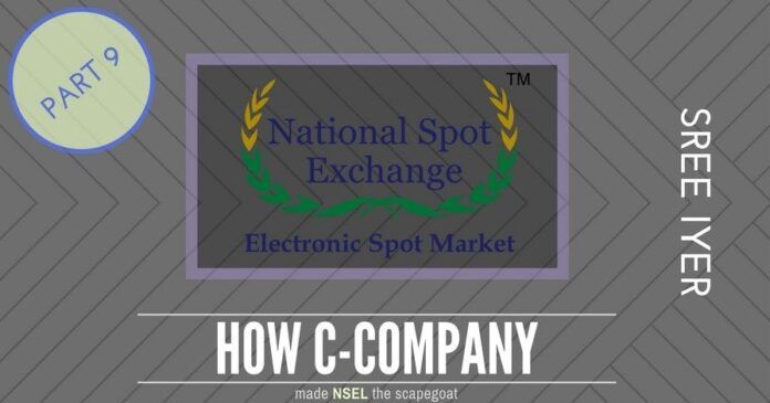 C-Company found a convenient stick in NSEL to beat Shah with