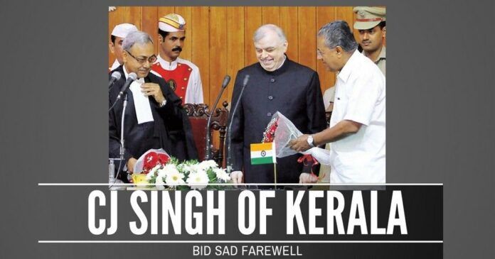 A sad example of how some Kerala lawyers treat their outgoing Chief Justice
