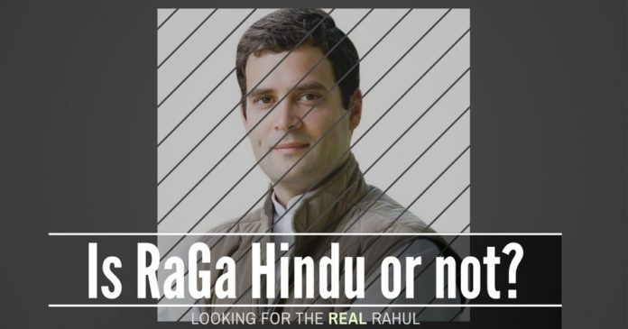A new self-induced controversy about the religion of Rahul Gandhi has erupted