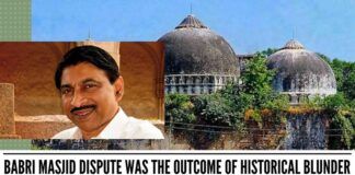 Babri Masjid dispute - historical blunder - KKMuhammed