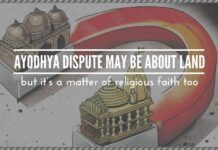 Ayodhya dispute may be about land