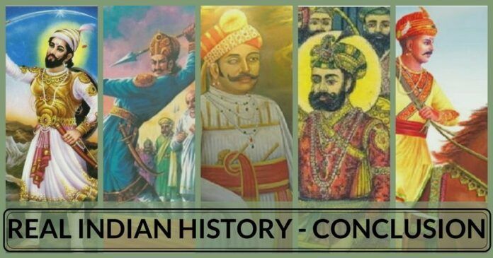 real Indian history - conclusion