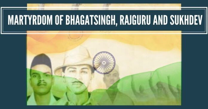The sacrifice made by Bhagat Singh, Rajguru, Sukhdev for the nation