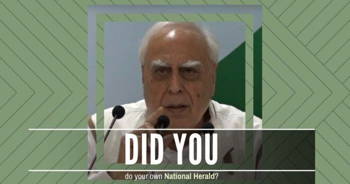 Why is Kapil Sibal pussyfooting around OPINDIA's and Smriti Irani's allegations?