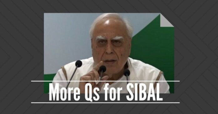 Documents reveal that Sibal was the advocate for Piyoosh Goyal's company in a litigation and he eventually acquired another company of Goyal for a few lakhs