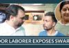 Poor laborer exposes Swaraj