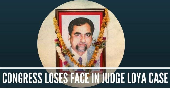 Congress loses face in judge Loya case