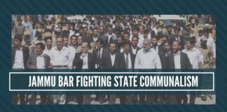 Jammu Bar fighting State communalism