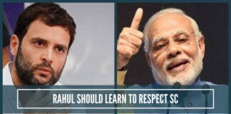 Rahul should learn from Modi how to respect Supreme Court