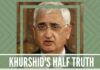 Salman Khurshid 's half truth