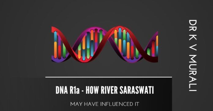 Population shifts may have happened because of the River Saraswati running dry and also changing course after an earthquake