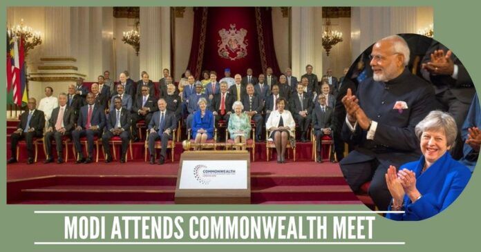 Modi attends Commonwealth meet