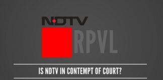 Another asset sale by NDTV in brazen violation of IT order. Who is the invisible hand in the government that is shielding them?