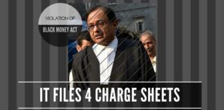 IT Department slaps 4 cases on the Chidambaram family under the Black Money and Benami Act