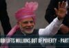 Modi Lifts Millions Out of Poverty