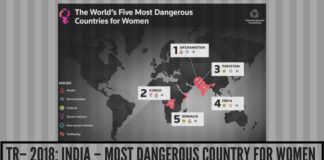 Thomson Reuters – 2018: “India – Most dangerous country in the World for Women