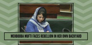 PDP Chief Mehbooba Mufti faces rebellion in her own backyard