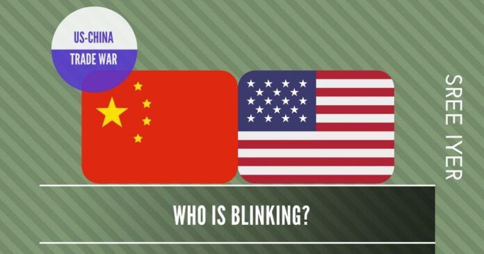 In the trade war between the US and China, who will blink first?