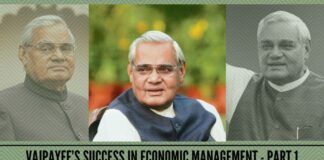 Vajpayee’s success in economic management