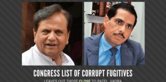 By leaving out the corrupt associated with Ahmed Patel and Robert Vadra, Congress has scored a self goal