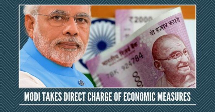 Modi takes direct charge of economic measures