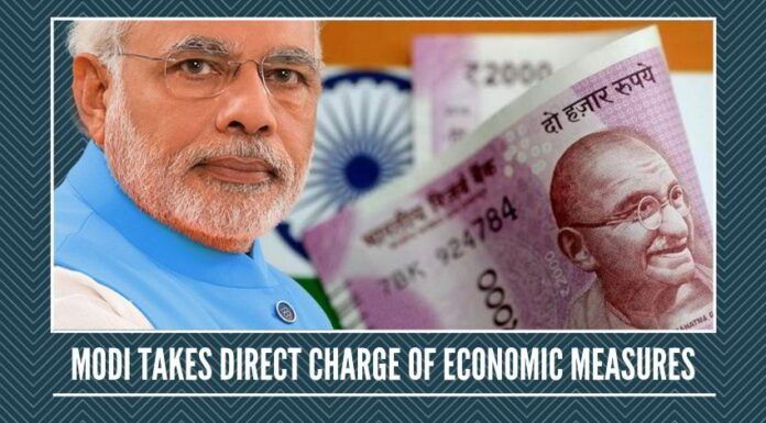 Modi takes direct charge of economic measures