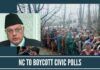 NC to boycott civic polls