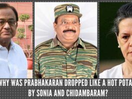 Why was Prabhakaran dropped like a hot potato by Sonia and Chidambaram?