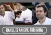 Rahul is an evil for india