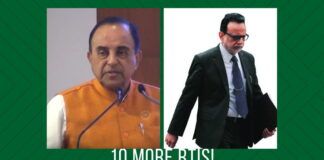 Upping the ante, Swamy writes to the Finance Ministry seeking more information about Adhia's actions in various ongoing cases